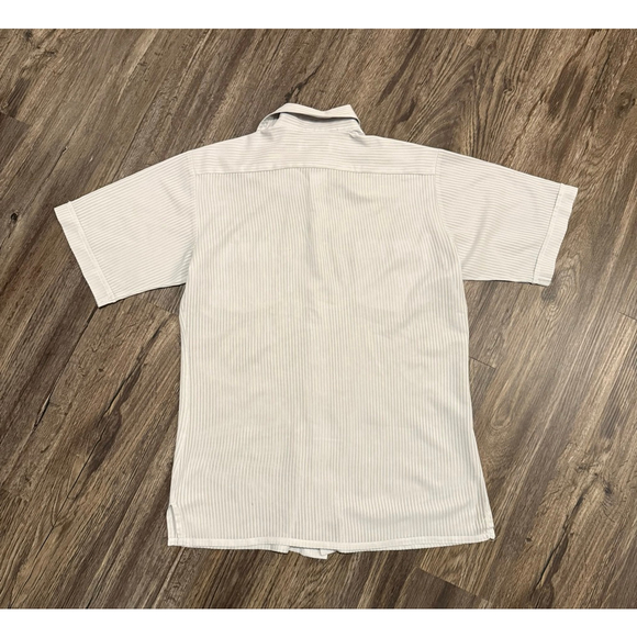 Vintage MAIN Stream Men’s White Casual Pocket Button Down Shirt S Lightweight - Picture 6 of 8